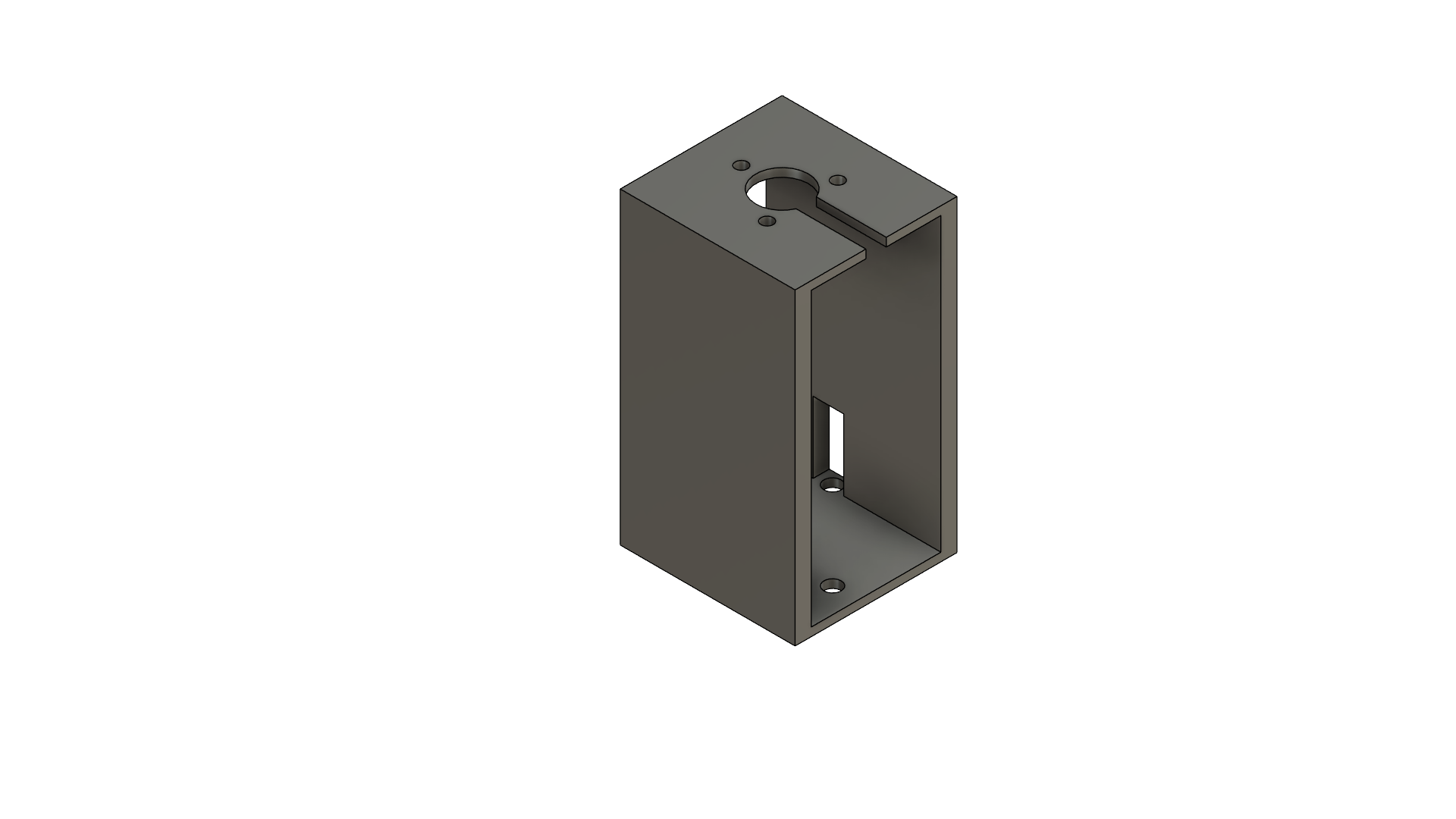 Transducer bracket — machined part